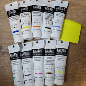 Liquitex Heavy Body Professional Acrylic 2 oz New Lot Of 10 Tubes